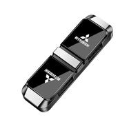 VGTDCDT Supporti per Occhiali da Sole da Auto per Mitsubishi Colt Turbo/Hybrid 2023 2024 2025 2026, Morsetto a Doppia Testa con Morsetto Ruotabile di 180, Portaocchiali Auto,Black