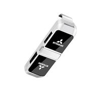 VGTDCDT Supporti per Occhiali da Sole da Auto per Mitsubishi Colt Turbo/Hybrid 2023 2024 2025 2026, Morsetto a Doppia Testa con Morsetto Ruotabile di 180, Portaocchiali Auto,White