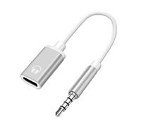 Vgvgaj Adattatore per Auricolari Tipo C Cavo Adattatore A Punta Arrotondata Cavo Audio Stereo per Auricolari con Convertitore Tipo C per la Visualizzazione di Multimedia Cavi Audio Maschio 3.5mm USB