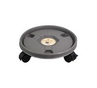 Vgvgaj Carrello per piante Rotondo En PP robusto supporto rotondo per piante da giardino e fiori per interni ed esterni