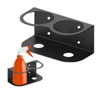 Vgvgaj Portabottiglie spray per bottiglie spray, supporto da parete per bombole spray in acciaio, per spazio di lavoro, montaggio a parete