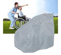 VGVSBG Copertura per Sedia a rotelle Impermeabile da Esterno, Oxford 210D, Copertura Antipioggia per Esterno 420D con Fascia Elastica, per Scooter per disabili, Copertura protet