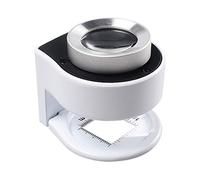 VGVSBG Lente d'Ingrandimento Portatile illuminata a Mano per identificazione di francobolli antichi, Piccione Alto