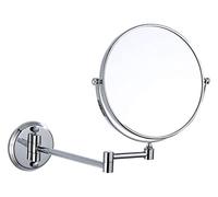VGVSBG Specchio per Il Trucco a Parete Specchio per Il Bagno Specchio per Il Trucco da 8 Pollici Ultrasottile bifacciale Cromato a Parete