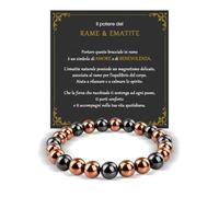 VGWON Bracciale in Rame Puro Donna, Idee Regalo Donna Bracciale Magnetico