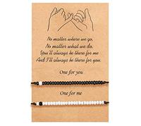 VGWON Braccialetti Amicizia 2 Braccialetti Da Coppia Di Amicizia A Lunga Distanza Promesse Braccialetti Uguali Per Le Signore Pairs Migliori Amici Madre Figlia SoUrcerer
