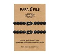 VGWON Idee Regalo Madre Figlia Padre Figlio Bracciali Genitore Bambino 2