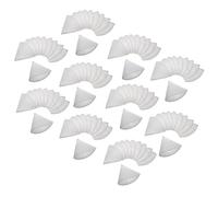 vhbw 100x filtro a cono per impianto di ventilazione ad es. compatibile con Helios, Maico, Pluggit, Zehnder - Filtro di scarico G4, DN 125, bianco