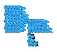vhbw 100x filtro compatibile con Einhell TH-VC 1820 S, TH-VC 1815, TH-VC 1820/1 S, VM1220S, TE-VC 2340 SA, YPL 1252, TE-VC 36/25 Li, TH-VC 1930 SA