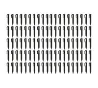 vhbw 100x picchetti per cavo perimetrale compatibile con Zuchetti robot tosaerba - Set di ancoraggi, plastica nero