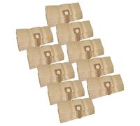 vhbw 100x sacchetto compatibile con Primera NTS 50 aspirapolvere - volume di 20 l 45cm x 20cm Marrone