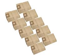 vhbw 100x sacchetto sostituisce Kärcher 6.904-072, 6.904-076, 6.904-101, 6.904-175.0, 6.904-210 per aspirapolvere - 27cm x 27cm Marrone