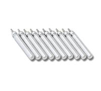 vhbw 10x batteria cilindrica tipo CR322 compatibile con galleggiante pesca LED (18mAh, 3V, Li-Ion)