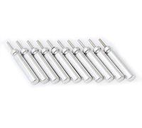 vhbw 10x batteria cilindrica tipo CR425 compatibile con galleggiante pesca LED (25mAh, 3V, al litio)