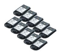 vhbw 10x batteria compatibile con Alcatel Omnitouch 8118, 8128 telefono fisso cordless (930mAh, 3,7V, Li-Ion) nero