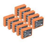 vhbw 10x batteria compatibile con HBC Radiomatic Quadrix, Spectrum 2, Spectrum 1 Radiocomando Industriale, Telecomando (2000mAh, 3,6V, NiMH)