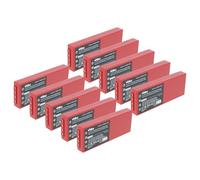 vhbw 10x batteria compatibile con HBC Radiomatic Spectrum 2, Spectrum 3 Radiocomando Industriale, Telecomando (2000mAh, 6V, NiMH) - Rosso