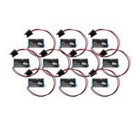 vhbw 10x batteria sostituisce Mitsubishi B9670-MC, A6BAT, A6BAT-MRBAT. per controlli industriali (1700mAh, 3,6V, Li-Ion)
