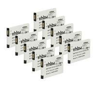 vhbw 10x batteria sostituisce Siemens Gigaset V30145-K1310K-X444, V30145-K1310-X445 per telefono fisso cordless (700mAh, 3,7V, Li-Ion)