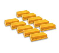vhbw 10x filtri a pieghe piatte compatibile con Hilti VC 20 UL-Y, VC 20 UM-Y, VC 40 UL-Y, VC 40 UM-Y aspirapolvere