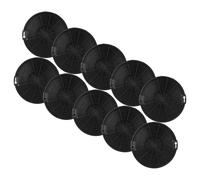 vhbw 10x Filtro a carboni attivi compatibile con Arthur Martin AFC60151X, AFC90151X cappe aspiranti - 15 cm