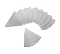 vhbw 10x filtro a cono per impianto di ventilazione ad es. compatibile con Helios, Maico, Pluggit, Zehnder - Filtro di scarico G4, DN 100 bianco