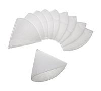vhbw 10x filtro a cono per impianto di ventilazione ad es. compatibile con Helios, Maico, Pluggit, Zehnder - Filtro di scarico G4, DN 125, bianco