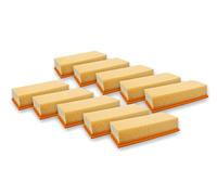 vhbw 10x filtro a pieghe piatte compatibile con Kärcher VC 300 aspirapolvere - Elemento filtrante