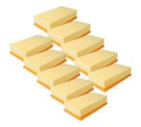 vhbw 10x filtro a pieghe piatte F7 compatibile con Kärcher NT 25/1 Ap, NT 35/1 Ap, NT 35/1 Tact/Te/M, NT 361 Eco/Te/M, NT 45/1 Tact/Te/M aspirapolvere - Elemento filtrante