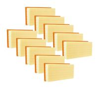 vhbw 10x filtro a pieghe piatte L - M compatibile con Festool CT 22 E, CT 11 E, CT 44 E/LE, CT 33 E/LE aspirapolvere umido/secco - Elemento filtrante