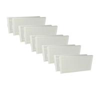 vhbw 10x filtro antipolline compatibile con Stiebel-Eltron LWZ 304 Integral, LWZ 304 Eco, LWZ 304 flex sistema di ventilazione - F7 bianco
