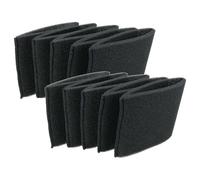 vhbw 10x filtro compatibile con Einhell aspirapolvere - Filtro in spugna nero