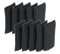 vhbw 10x filtro compatibile con Einhell TE-VC 18/10 Li-Solo; EX; TH aspirapolvere - Filtro in spugna nero