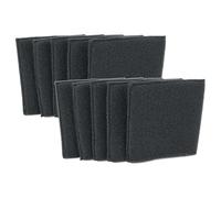 vhbw 10x filtro compatibile con Einhell TE-VC 2340 SACL, 2238 SACL; EX; CH, 2340 SACL; EX; ARG aspirapolvere - Filtro in spugna nero