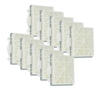 vhbw 10x filtro compatibile con Kärcher CV 38/2, CV 30/1, CV 38/2 Adv, CV 48/2 Adv, CV 38/1, CV 48/2 aspirapolvere - filtro HEPA nero/bianco