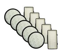 vhbw 10x filtro compatibile con Rowenta Green Force Effitech RO7473EA, RO6189EA aspirapolvere - filtro pre-motore, filtro aria di scarico EPA