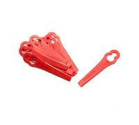 vhbw 10x Lama di ricambio compatibile con Einhell GC-BG-CT 18/1 Li, GC-CT 18/24 Li P tagliabordi - rosso, in plastica
