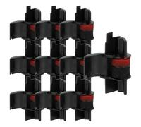 vhbw 10x nastro inchiostrato compatibile con Olivetti PD CPD-3212S, CPD-3212F, CPD-41 calcolatrice registratore di cassa - Rullo inchiostratore nero