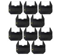 vhbw 10x nastro inchiostrato compatibile con Olivetti Praxis 100, 200, PT 500 Series, PT 505 macchina da scrivere - nero