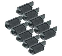vhbw 10x nastro inchiostrato compatibile con Olympia IR 30 calcolatrice registratore di cassa - Rullo inchiostratore nero
