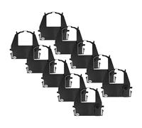 vhbw 10x nastro inchiostrato compatibile con Tally LA30W, 965, 965 E, 2248, LA30R, 960, 960 E, 2348, LA30N stampante ad aghi - nero