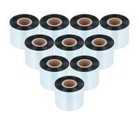 vhbw 10x nastro trasferimento termico compatibile con Bixolon Samsung SLP-TX400 etichettatrice, indelebile, 50mmx300m, cera/resina