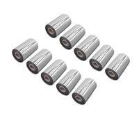 vhbw 10x nastro trasferimento termico compatibile con Citizen CL-S703, CL-S700R etichettatrice, indelebile, 110mmx300m, cera/resina