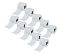 vhbw 10x rotolo etichette 54mm x 70mm (320 etichette) compatibile con Dymo LabelWriter LW400 Turbo, LW400 Duo, LW450 etichettatrice