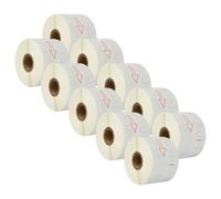 vhbw 10x rotolo etichette 57mm x 32mm (1000 etichette) compatibile con Dymo LabelWriter 330 Turbo II, 330 Turbo, 330, 320 II etichettatrice