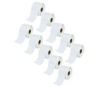 vhbw 10x rotolo etichette termiche di trasferimento 25,4mm x 50,8mm (1300 etichette) compatibile con Zebra GK420t, DA402, GK420d etichettatrice