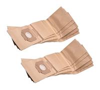 vhbw 10x sacchetti compatibile con Kärcher 65/2, 70/3, 82/1, NT 48/1, NT 72/2 aspirapolvere - in carta, marrone