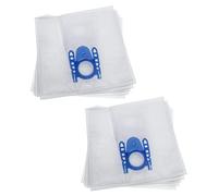 vhbw 10x sacchetti compatibile con Kärcher VC 5200, VC 5300, VC 6, VC 6000, VC 6100, VC 6150 aspirapolvere - in microfibra, 29,8cm x 30cm, bianco