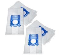 vhbw 10x sacchetto compatibile con AEG AET7740, AE4620, AE4640, AET7750, AET7770 aspirapolvere - in microfibra, 28,8cm x 17,1cm, bianco