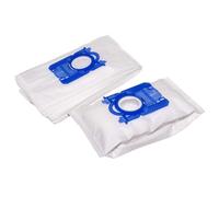 vhbw 10x sacchetto compatibile con Alfatec Euro Compact EC 13, EC 12, EC 10, EC 11 aspirapolvere - microfibra, 28,5cm x 16,5cm Bianco